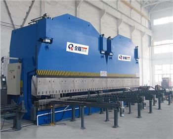 河(hé)南雙機聯動數(shù)控電液伺服折(shé)彎機