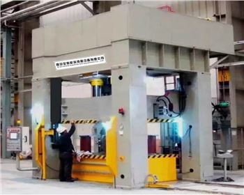 框(kuang)架式SMC液壓機設(she)備結構說明